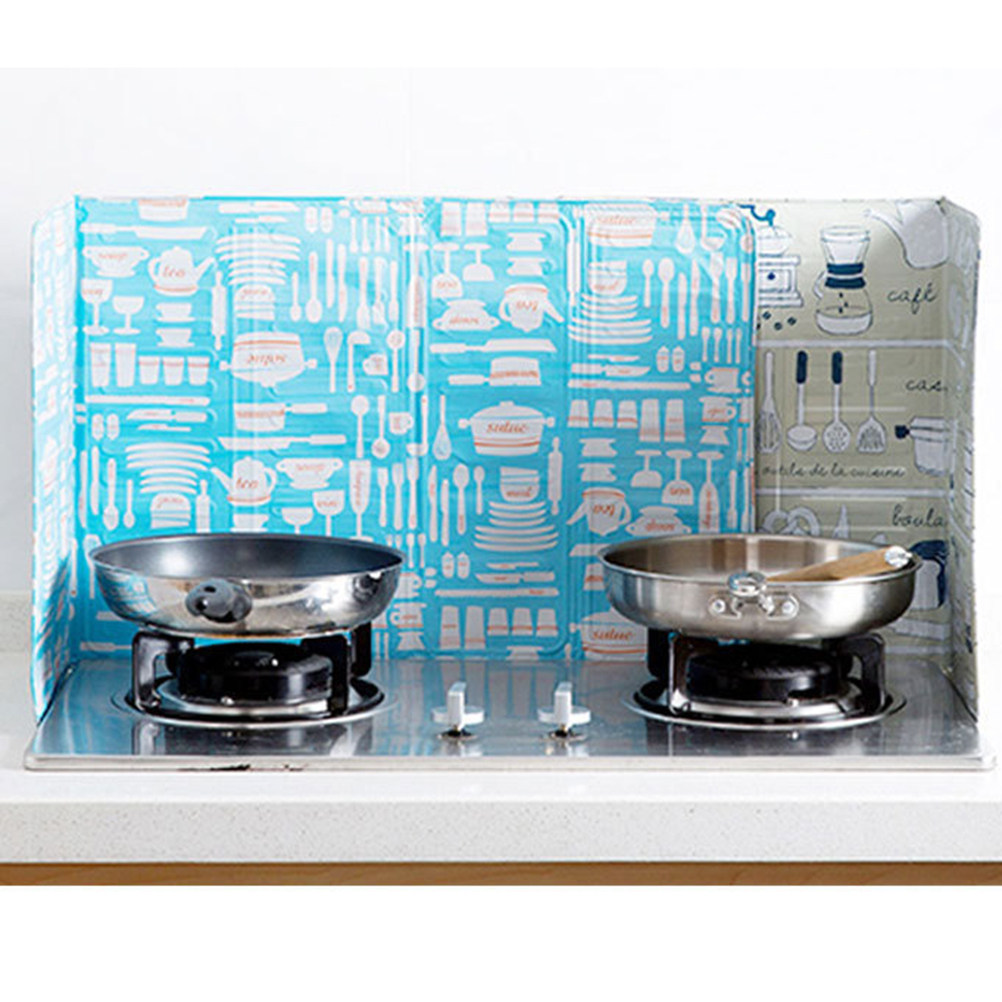 Kitchen Gadgets That Are Useful - Aluminiumfolie Olie Spatbescherming 84x39cm Anti-aanbakdoekjes Schoonmaken