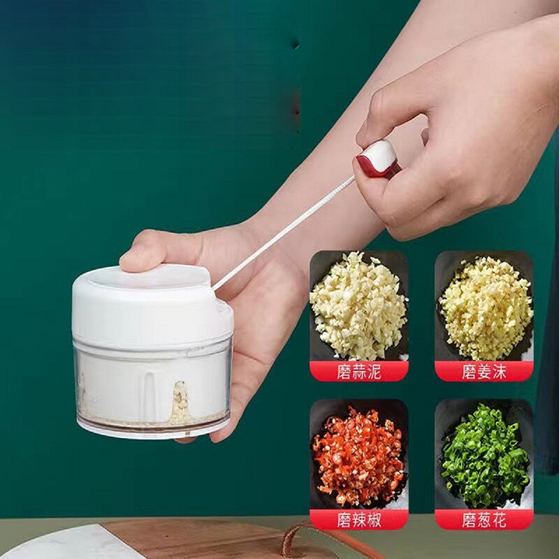Household Kitchen Gadgets Vegetable Cutter Silk Cutter - Plastic Knoflookbreker Pers Groentesnijder Huishoudelijke Artikelen