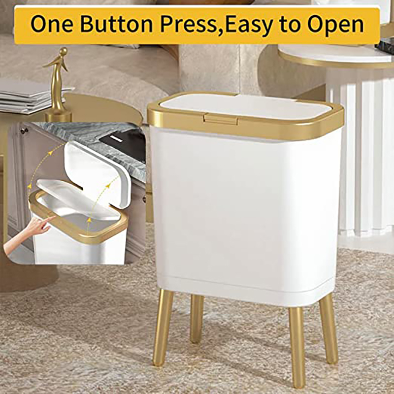Kitchen Gadgets Luxury - Luxe vuilnisbak met grote capaciteit Gouden