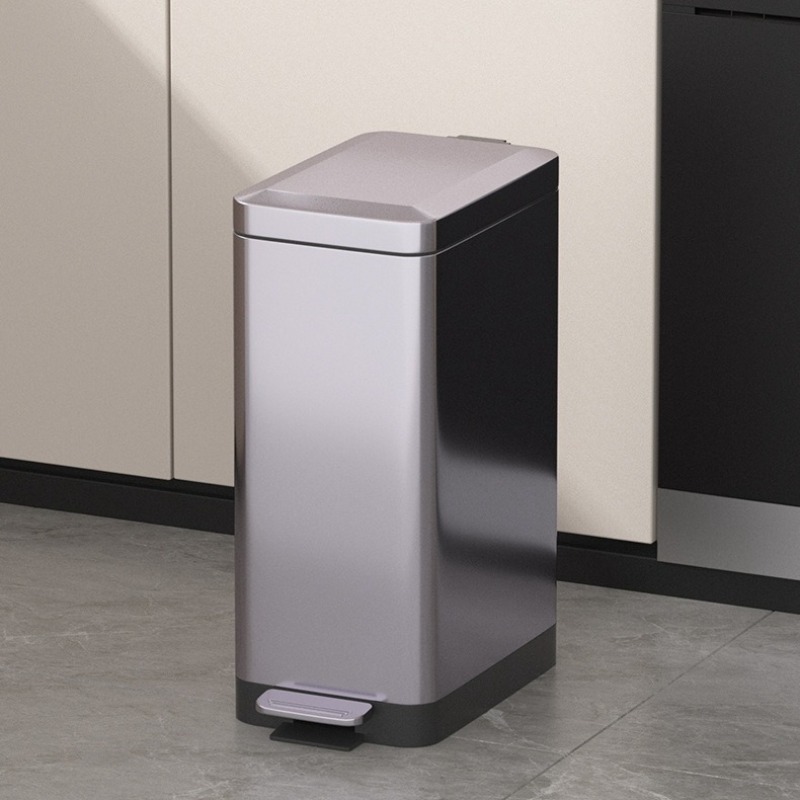 Kitchen Gadgets Luxury - RVS Afvalbak Luxe Badkamer Pedaalemmer Grote
