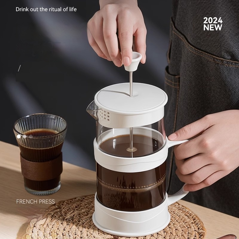 French Press Coffee Maker - Gianxi Handpers Koffiezetapparaat Multifunctioneel Filter Koffiezetapparaat