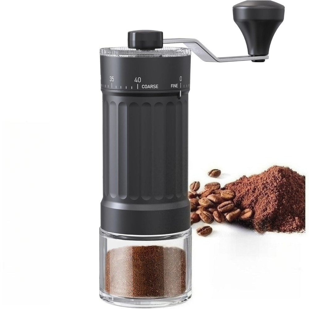 French Press Coffee Maker - Handmatige koffiemolen met 40 externe aanpassingen