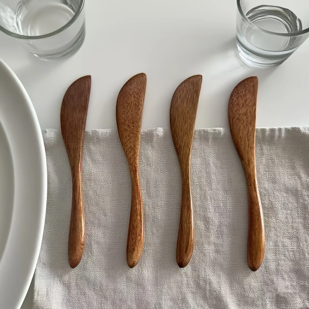 Kitchen Gadgets In Japan - 1Pc Houten Marmelade Mes Japan Boter