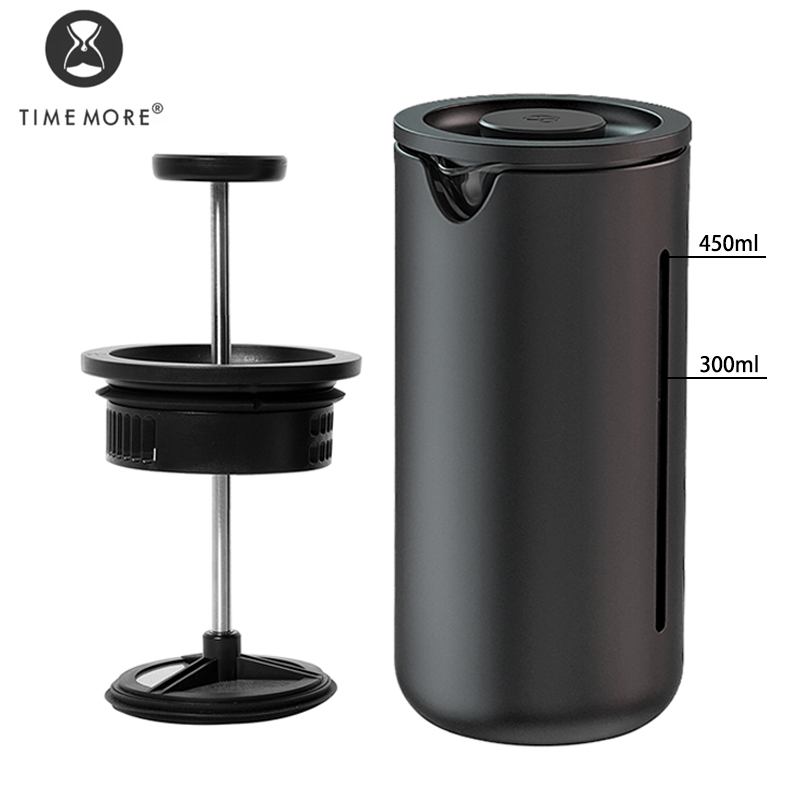 French Press Coffee Maker - TIMEMORE U Franse Pers 450 ml