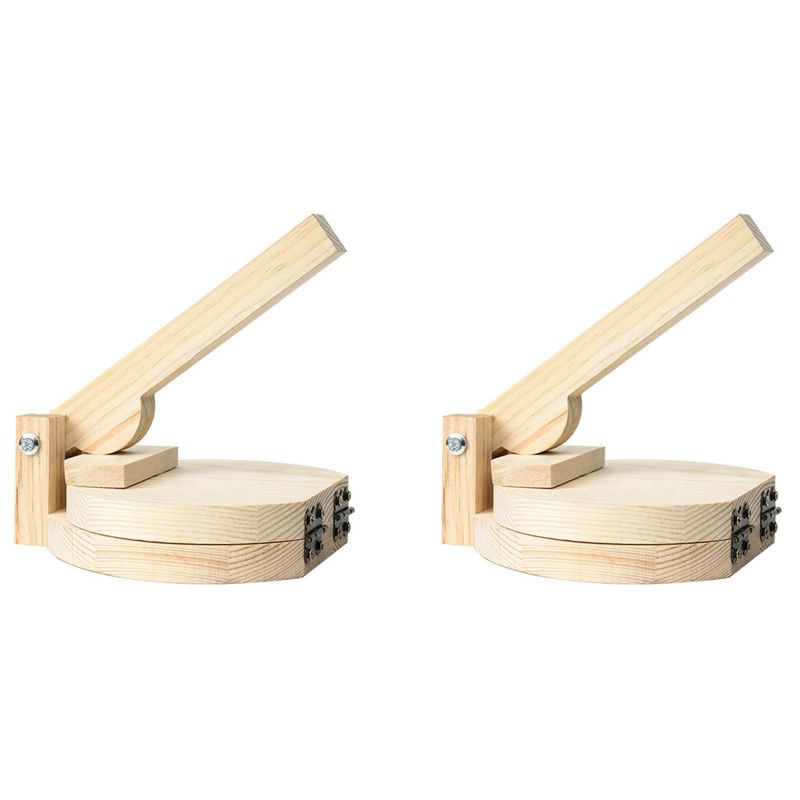 Kitchen Gadgets Roti Maker - ABUL-2X Houten Tortilla Pers Dumpling Skin