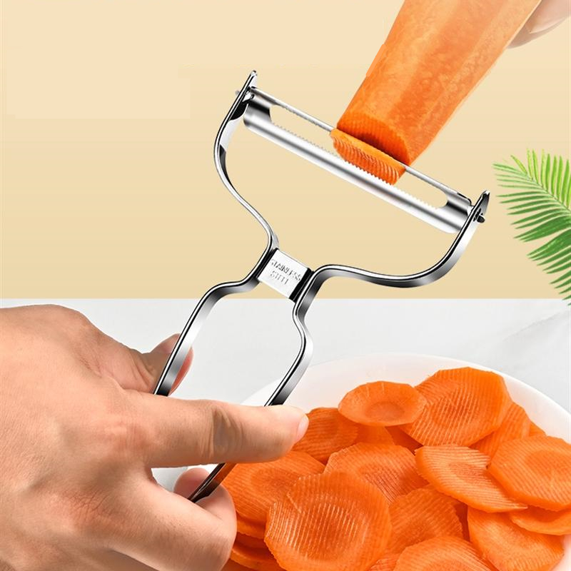 Roestvrijstalen koolraspen Dun - Household Kitchen Gadgets Vegetable Cutter Silk Cutter recensie en prijs