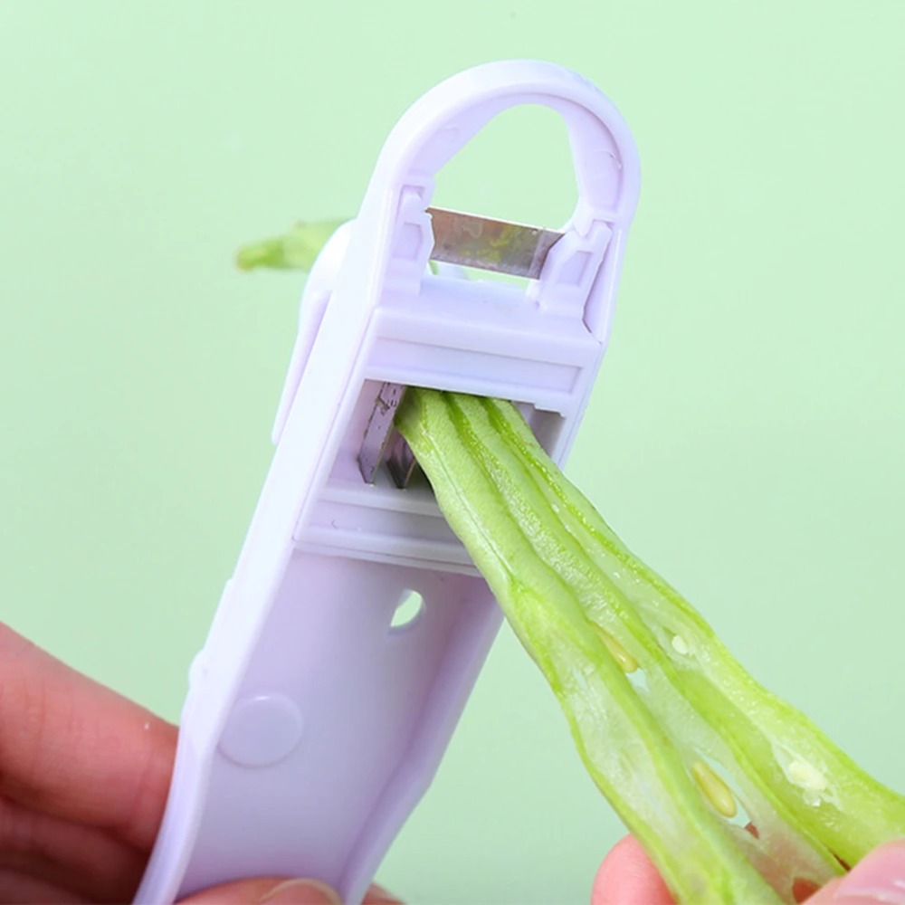 1PC Green Bean Slicer Cutter G - Household Kitchen Gadgets Vegetable Cutter Silk Cutter recensie en prijs