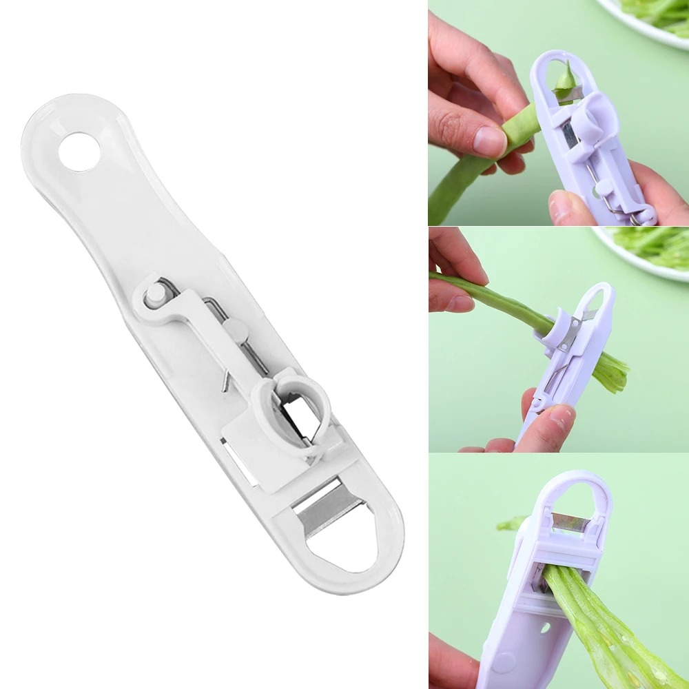 1PC Green Bean Slicer Cutter G - Household Kitchen Gadgets Vegetable Cutter Silk Cutter recensie en prijs