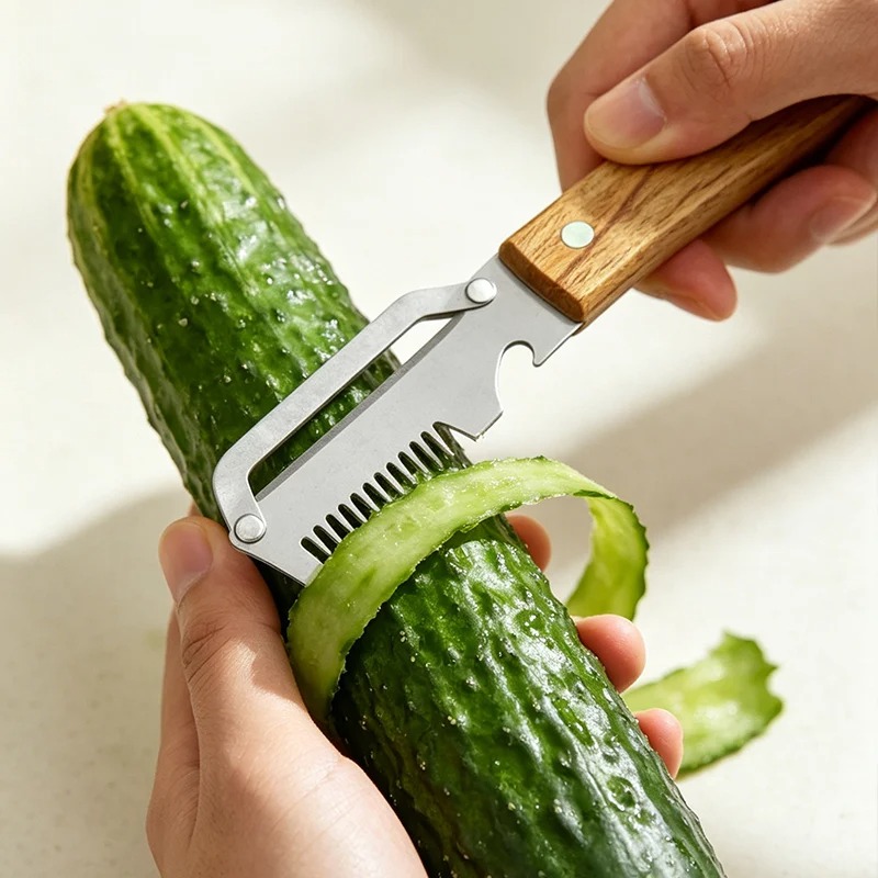 Multifunctionele dunschiller R - Household Kitchen Gadgets Vegetable Cutter Silk Cutter recensie en prijs