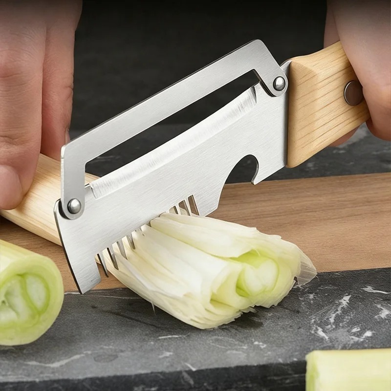 Multifunctionele dunschiller R - Household Kitchen Gadgets Vegetable Cutter Silk Cutter recensie en prijs