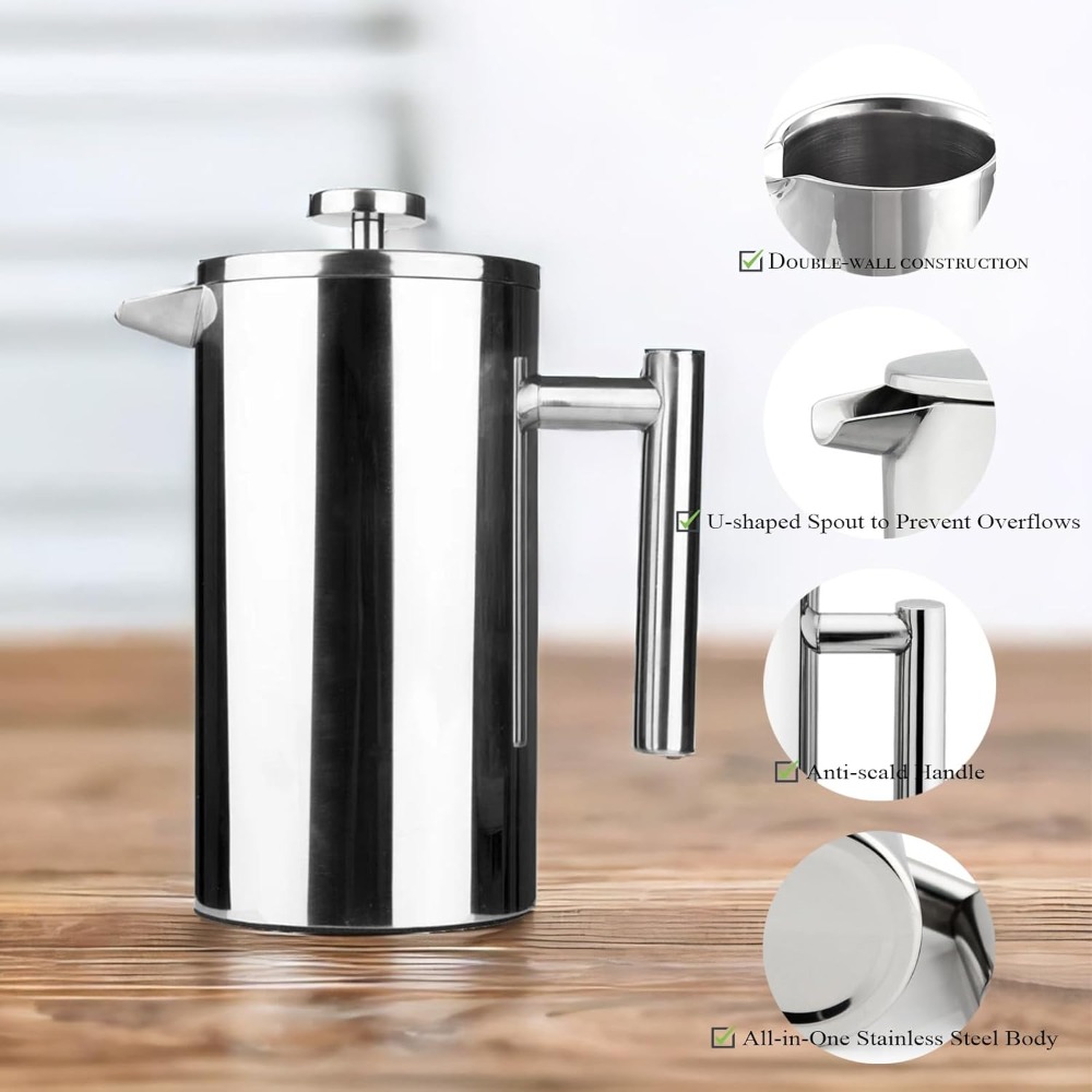 French Press koffiezetapparaat - French Press Coffee Maker recensie en prijs
