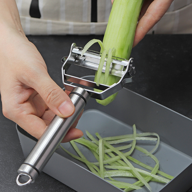 4-in-1 roestvrijstalen multifu - Household Kitchen Gadgets Vegetable Cutter Silk Cutter recensie en prijs