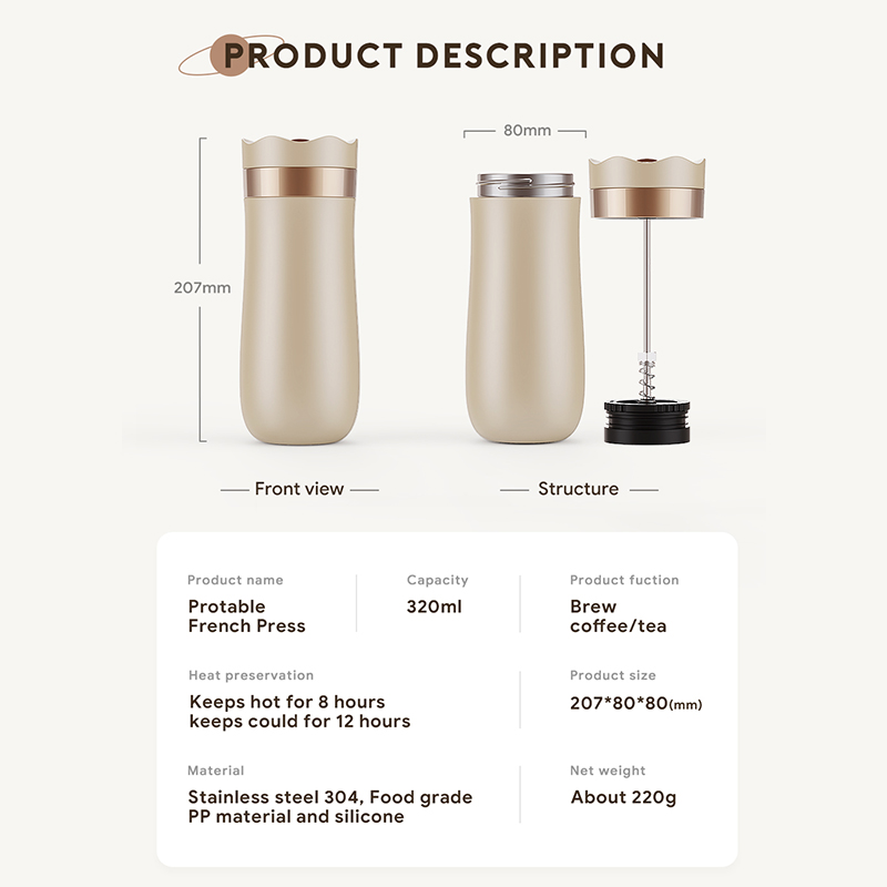 320Ml Franse Pers Koffiethee R - French Press Coffee Maker recensie en prijs