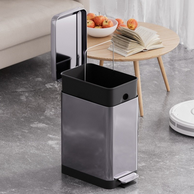RVS Afvalbak Luxe Badkamer Ped - Kitchen Gadgets Luxury recensie en prijs