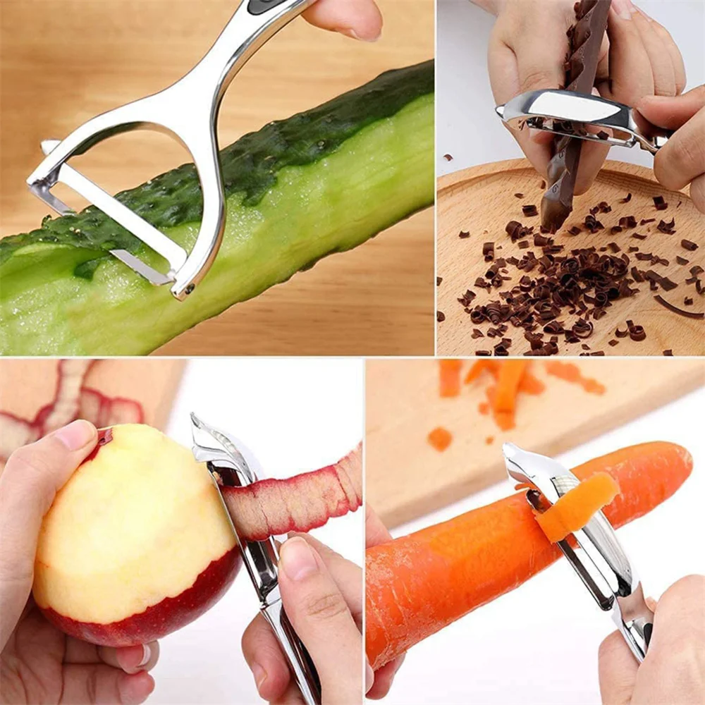 Roestvrijstalen dunschiller Aa - Household Kitchen Gadgets Vegetable Cutter Silk Cutter recensie en prijs