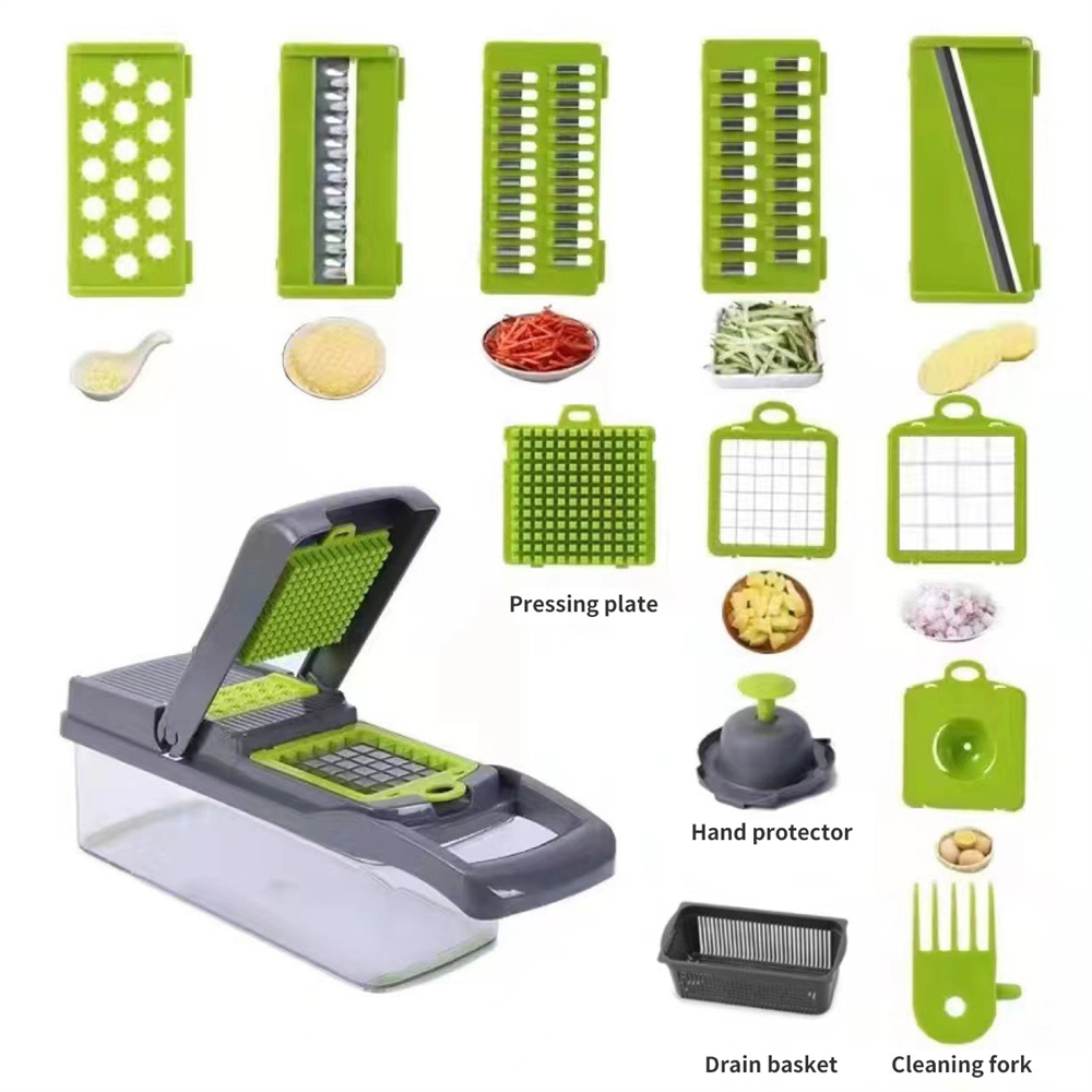 12/16 stuks Groentensnijder Mu - Household Kitchen Gadgets Vegetable Cutter Silk Cutter recensie en prijs