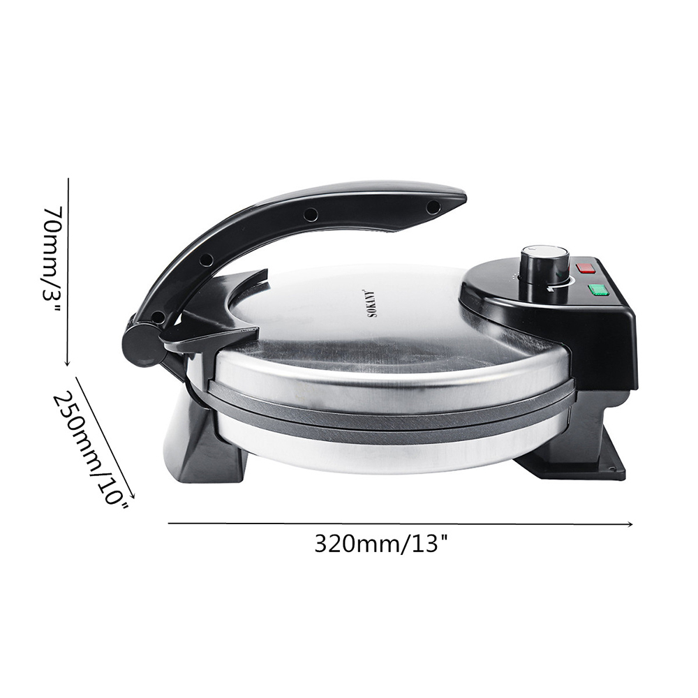 1500W Non-Stick Elektrische Cr - Kitchen Gadgets Roti Maker recensie en prijs