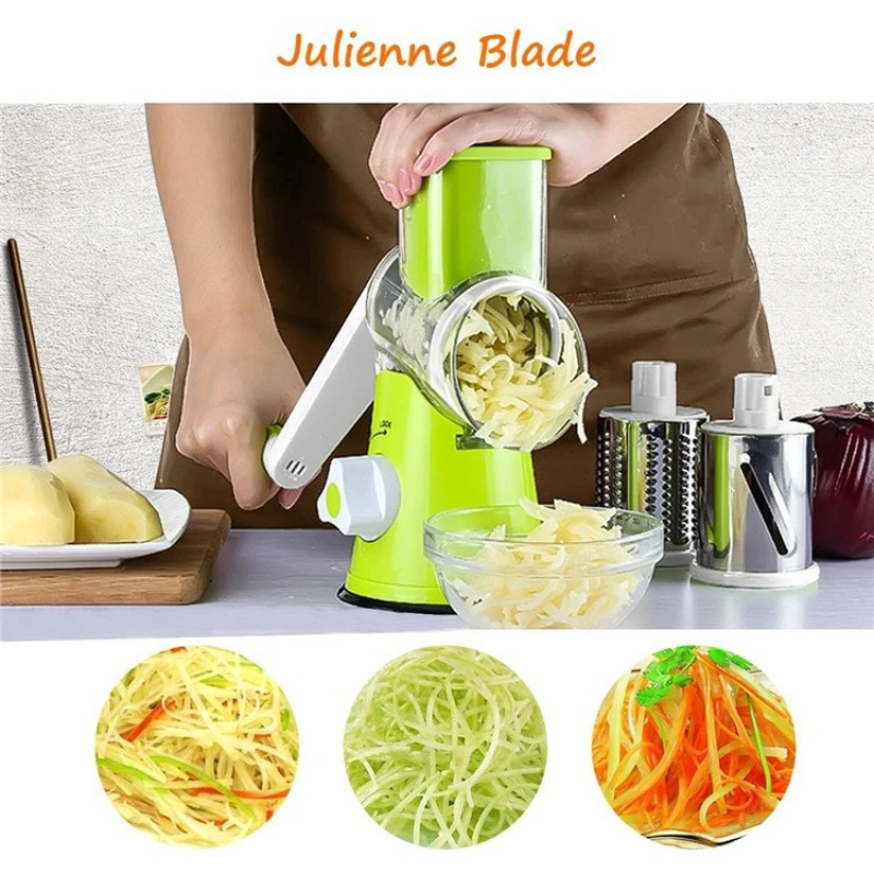 Handmatige roterende kaasrasp  - Household Kitchen Gadgets Vegetable Cutter Silk Cutter recensie en prijs
