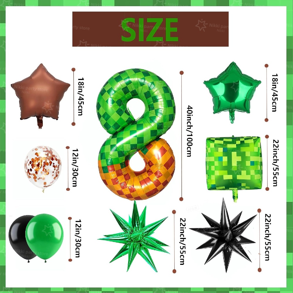 Pixel Miner Nummer Folieballon - Kitchen Gadgets Videos recensie en prijs