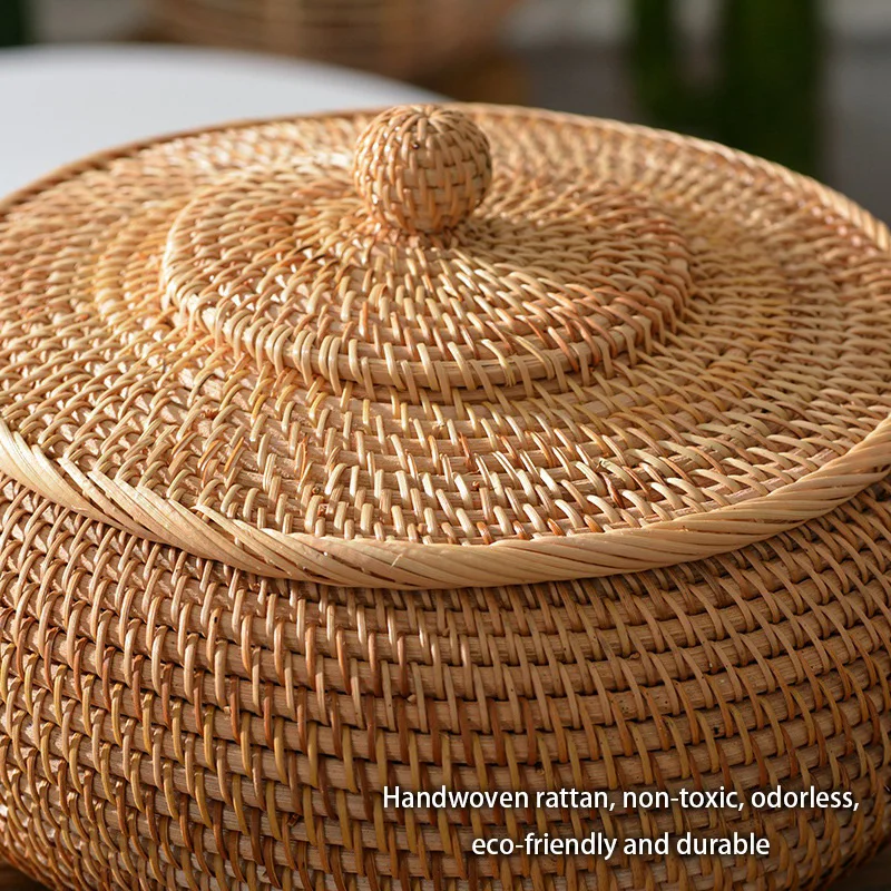 Handgeweven rotan opbergdoos m - Kitchen Gadgets In Japan recensie en prijs