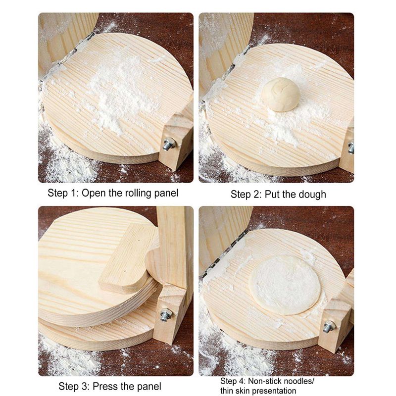 ABUL-2X Houten Tortilla Pers D - Kitchen Gadgets Roti Maker recensie en prijs