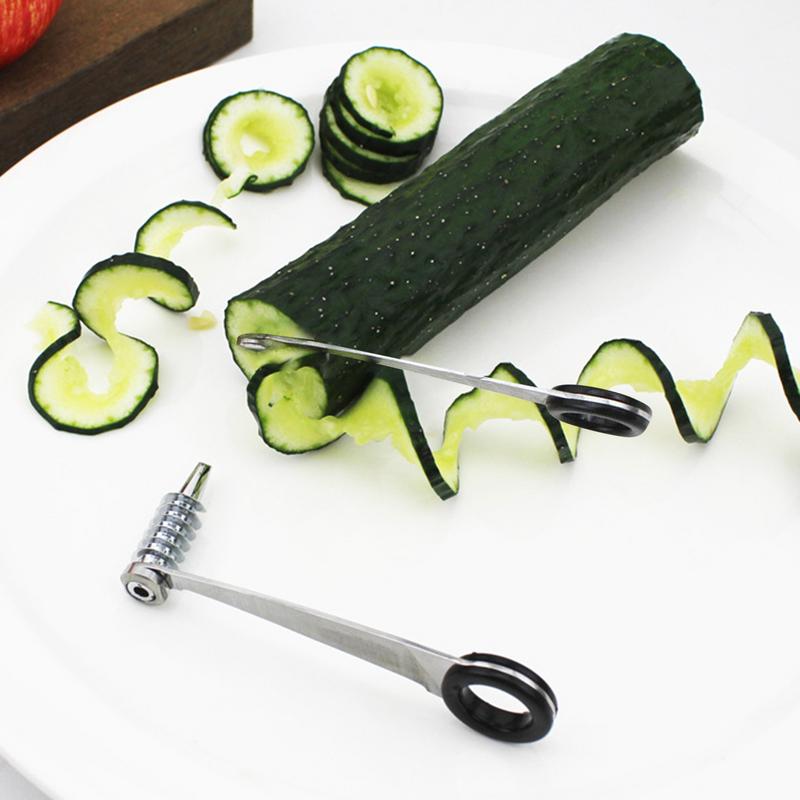 Spiraalsnijder Mes Komkommer W - Household Kitchen Gadgets Vegetable Cutter Silk Cutter recensie en prijs