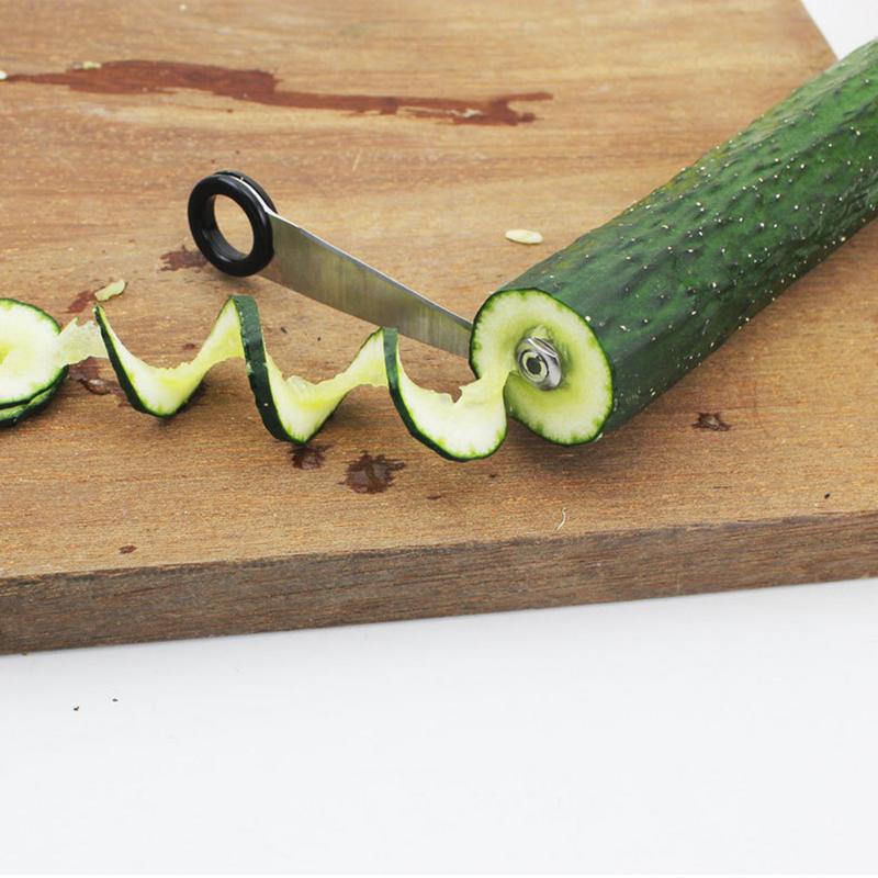 Spiraalsnijder Mes Komkommer W - Household Kitchen Gadgets Vegetable Cutter Silk Cutter recensie en prijs